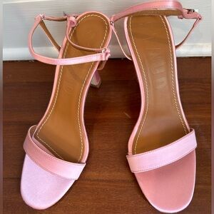 Staud Barbie pink sandals heels size 9 new with tags in the box never been worn
